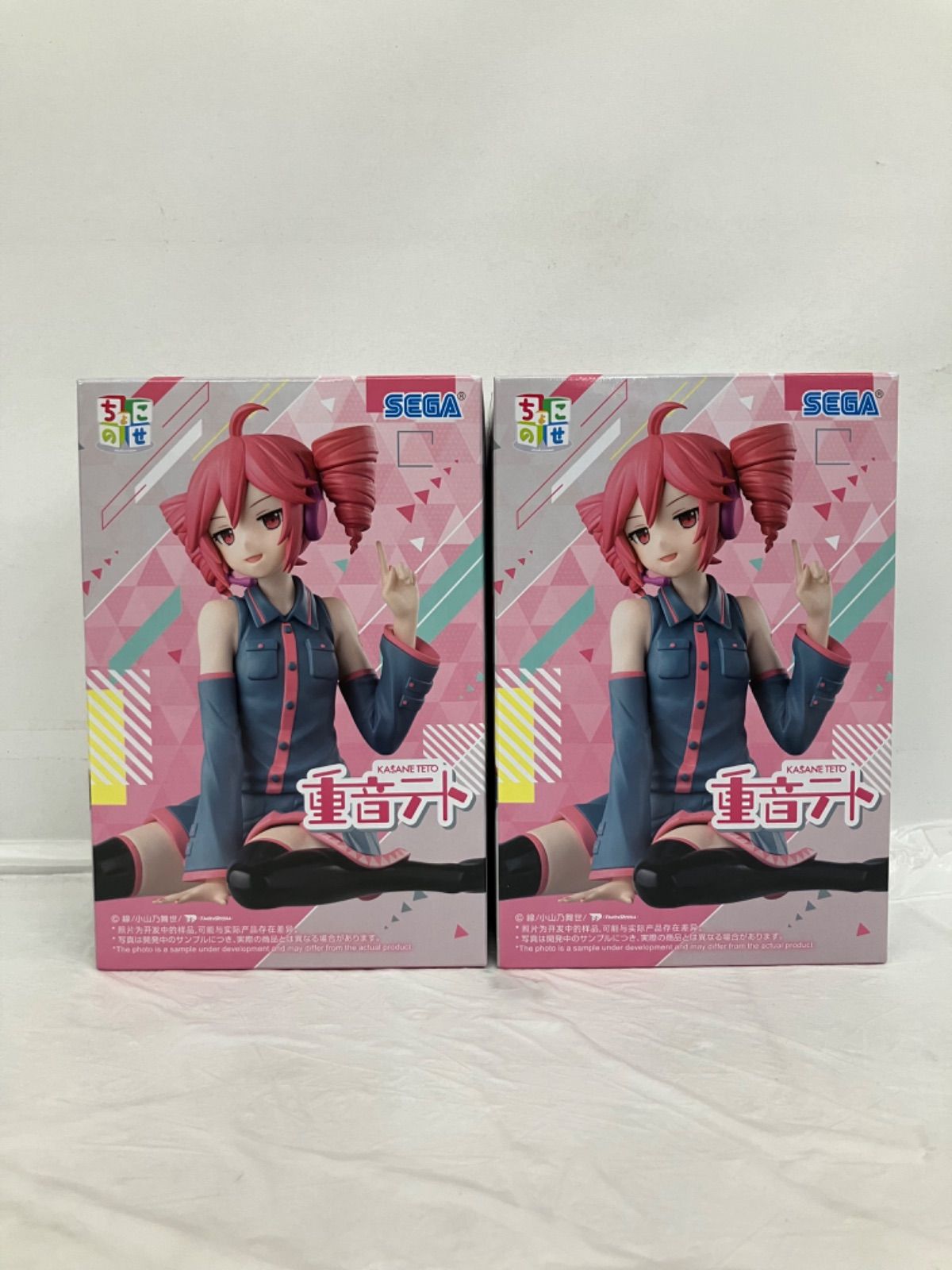 新品未開封　重音テト　ちょこのせ　フィギュア 15個　まとめ売り　セガ 未開封 重音テト ちょこのせ フィギュア 2個セット LF7215 f107 - メルカリ
