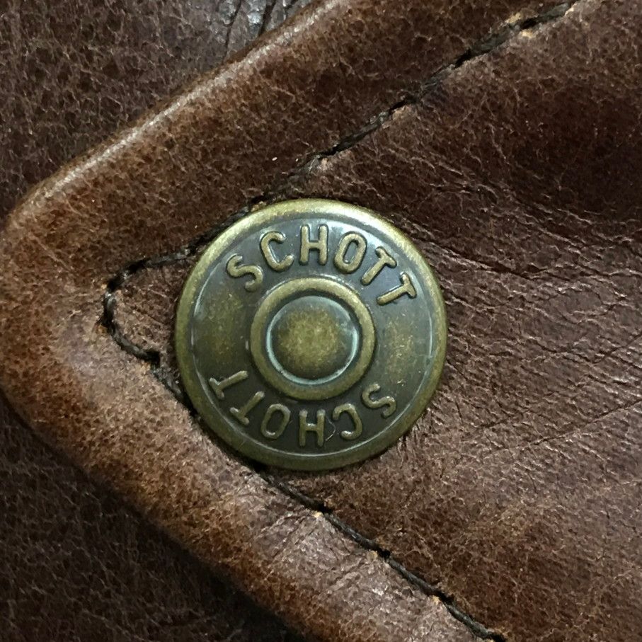 Schott ショット ダブルライダースジャケット レザー 牛革 裏地