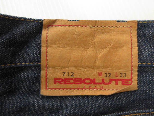 リゾルト RESOLUTE 712 デニムパンツ 505モデル タイトストレート