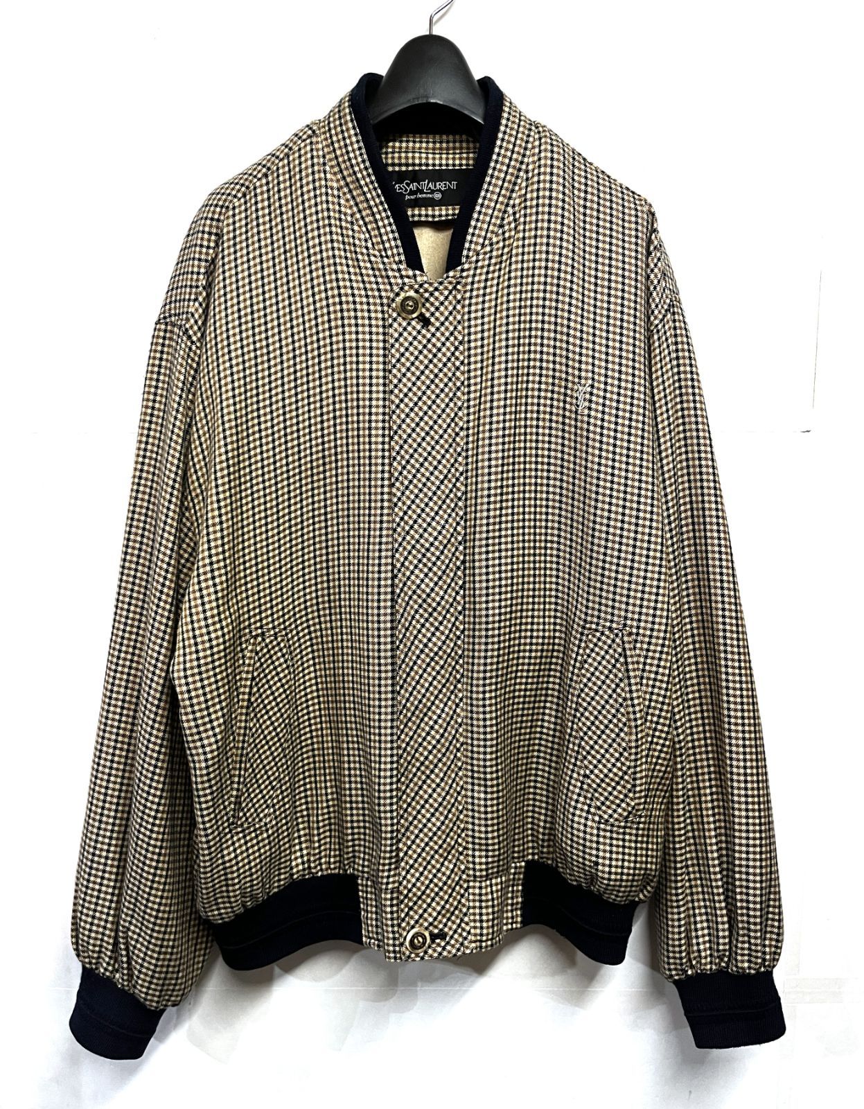 80s ヴィンテージ YVES SAINT LAURENT｜イヴサンローラン チェック