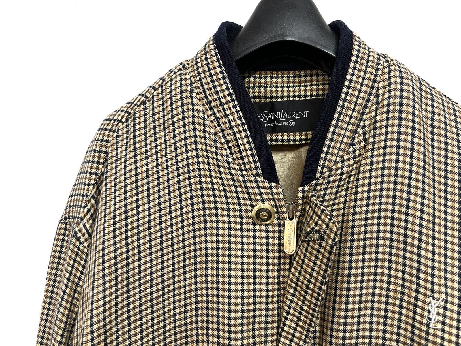 80s ヴィンテージ YVES SAINT LAURENT｜イヴサンローラン チェック