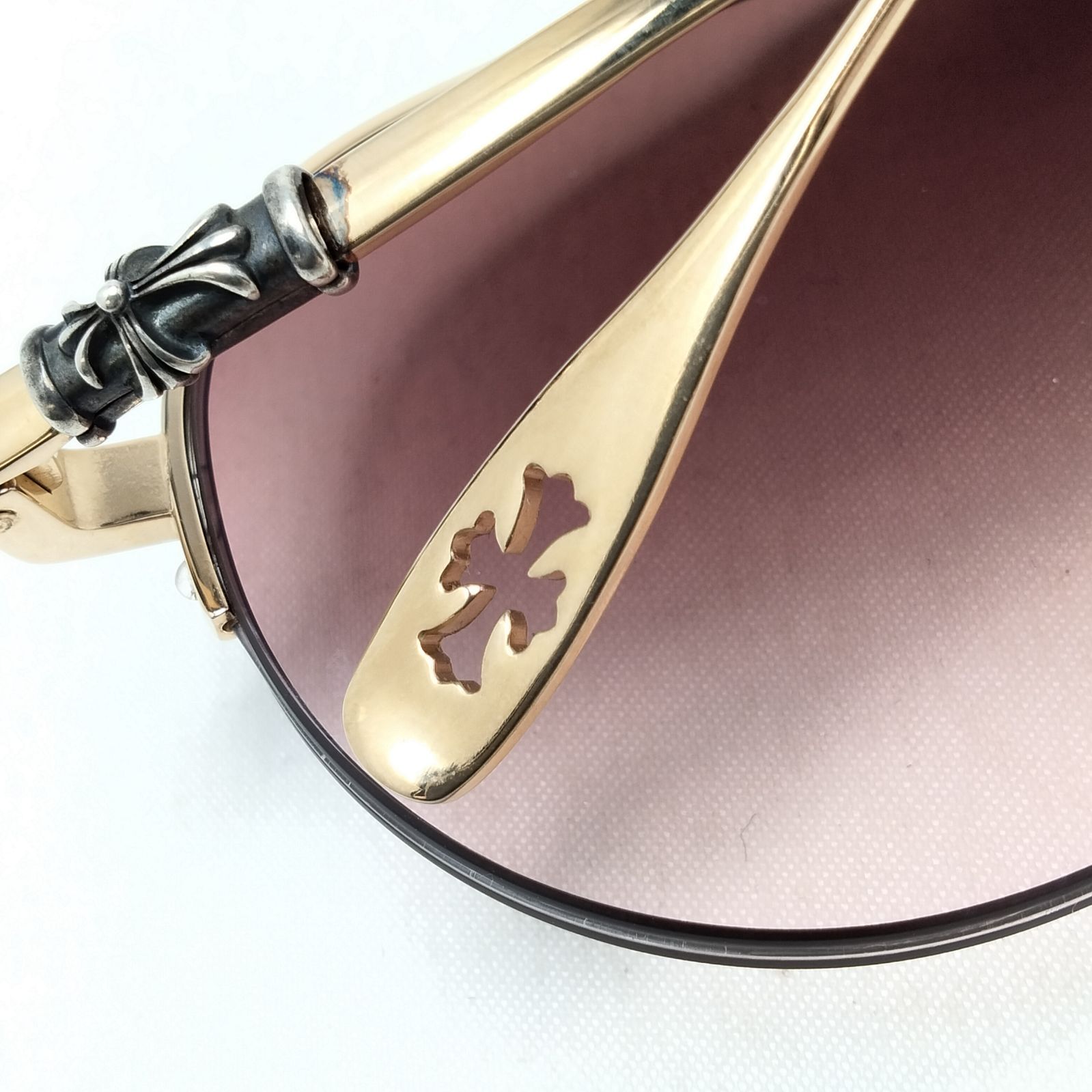 ✨️CHROME HEARTS✨️ クロムハーツ サングラス GP メタル ゴールド
