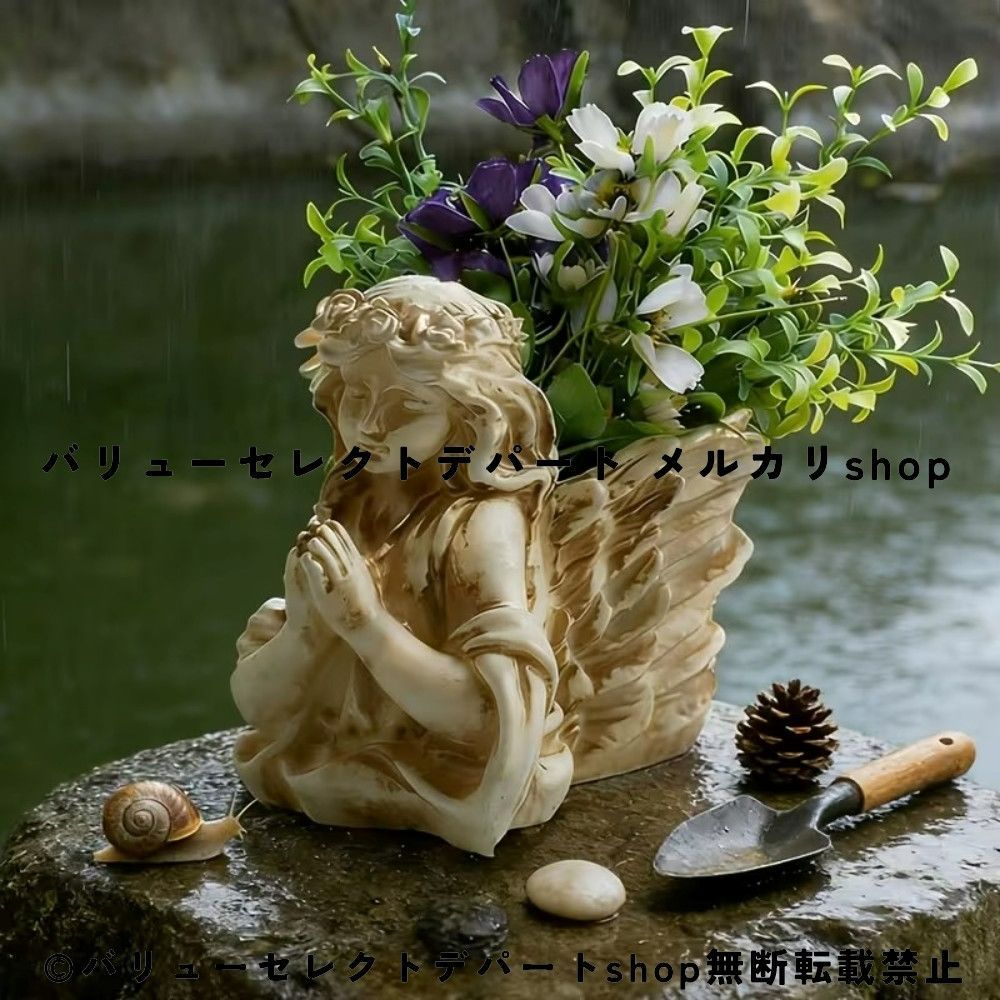 プランター ガーデンオブジェ 天使 ヨーロッパ風 エンジェル