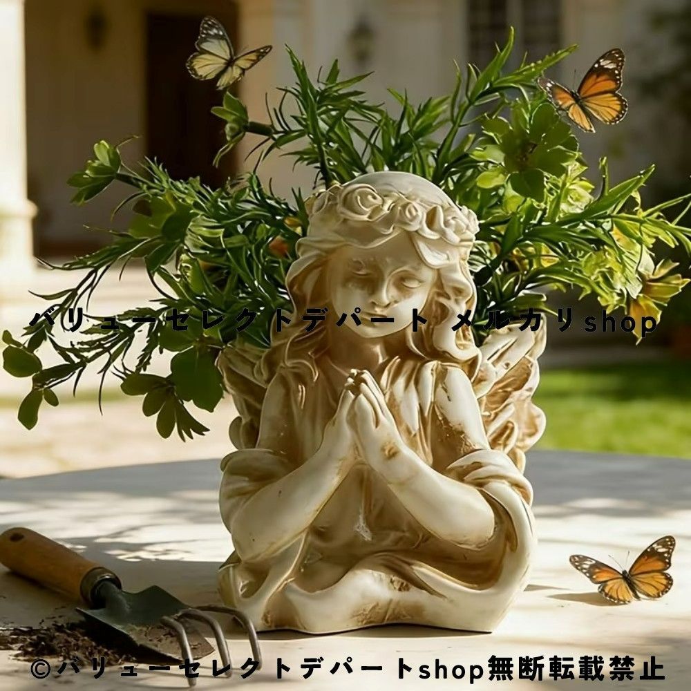 プランター ガーデンオブジェ 天使 ヨーロッパ風 エンジェル
