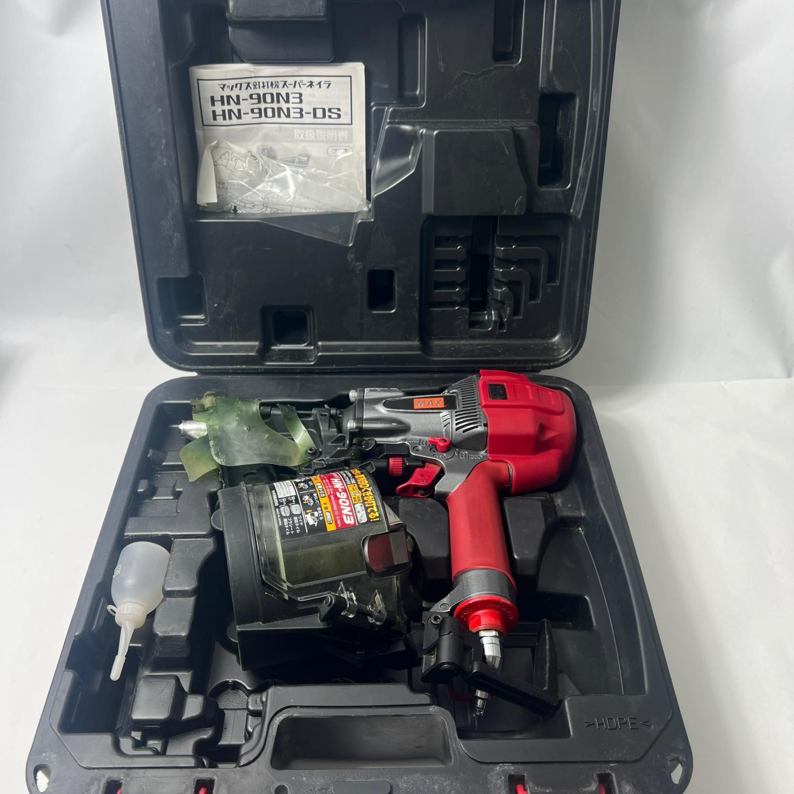MAX マックス 釘打機　高圧コイルネイラ HN-90N3 レッド 21,681円