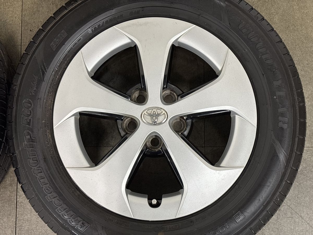 程度良好品】トヨタ 30 プリウス 後期 純正 15in 6J +45 PCD100