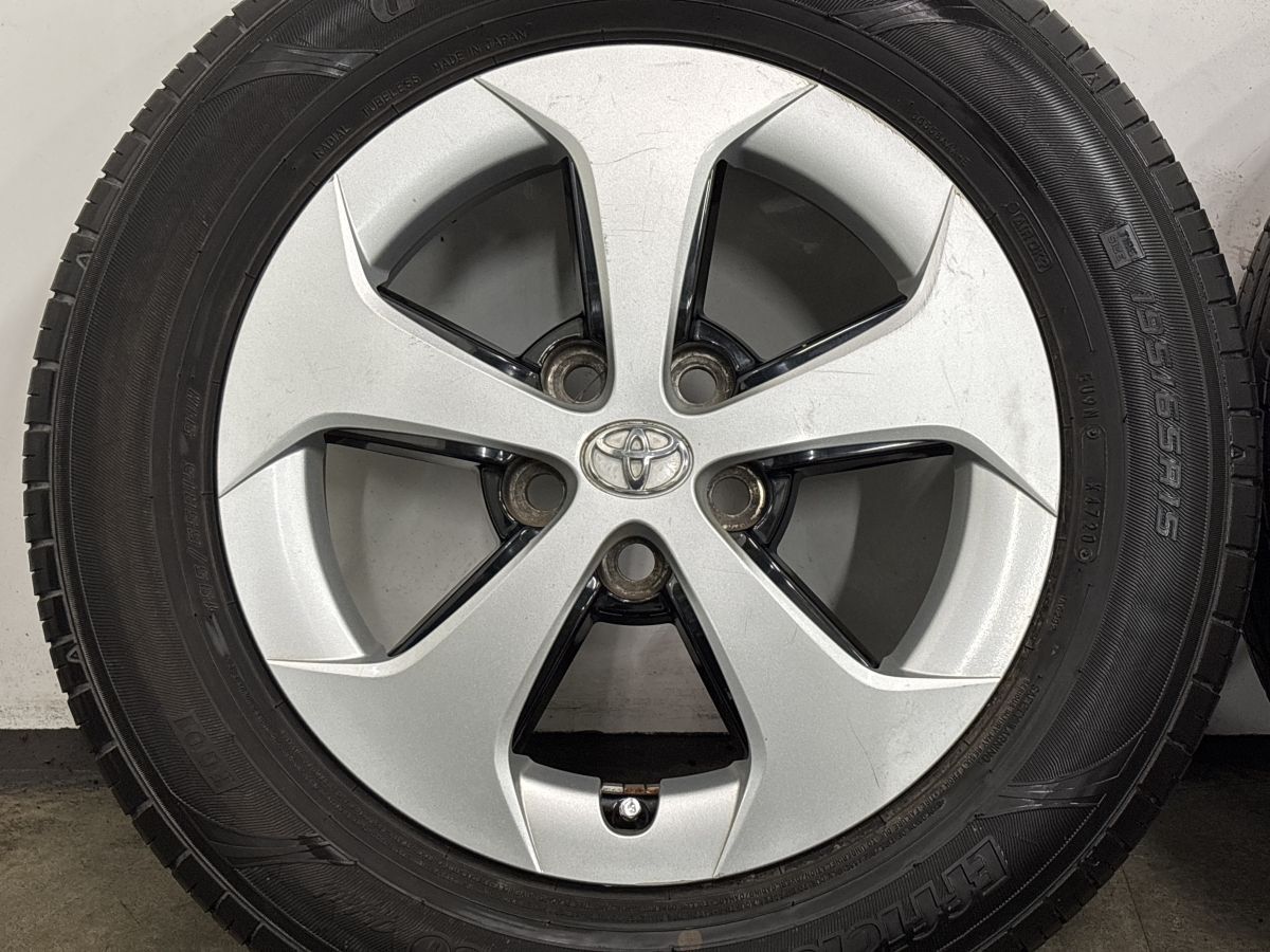 程度良好品】トヨタ 30 プリウス 後期 純正 15in 6J +45 PCD100 
