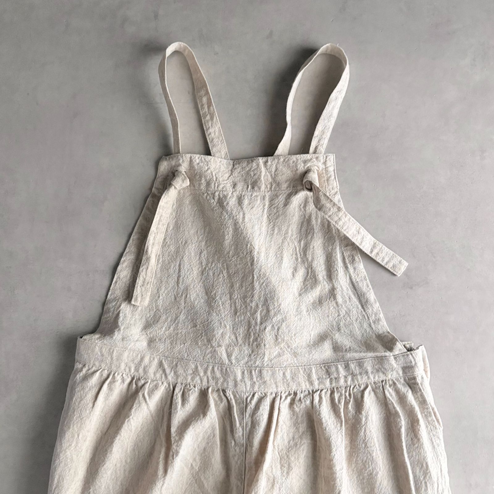 美品 / nest Robe ネストローブ / リネン100% サロペットパンツ