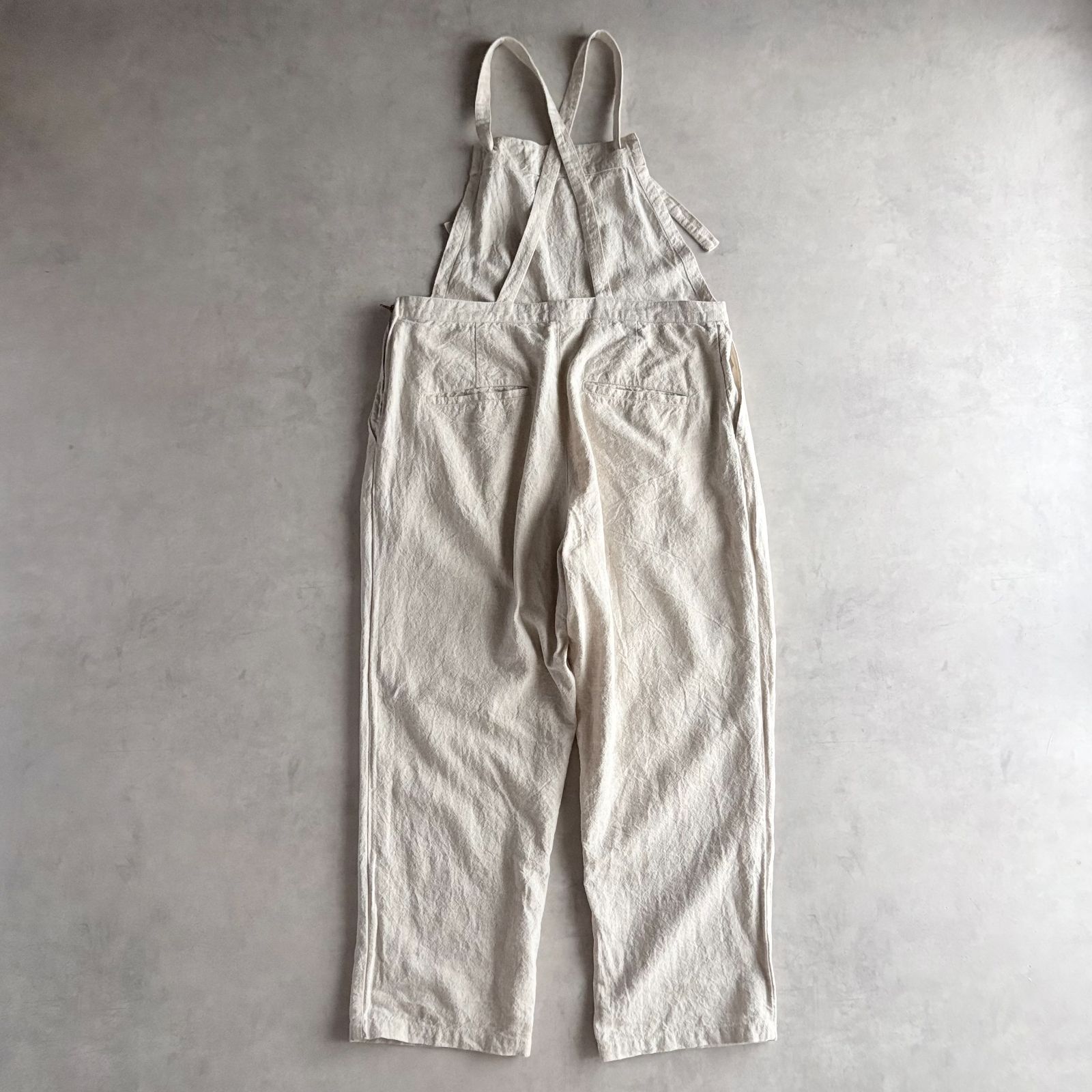 美品 / nest Robe ネストローブ / リネン100% サロペットパンツ