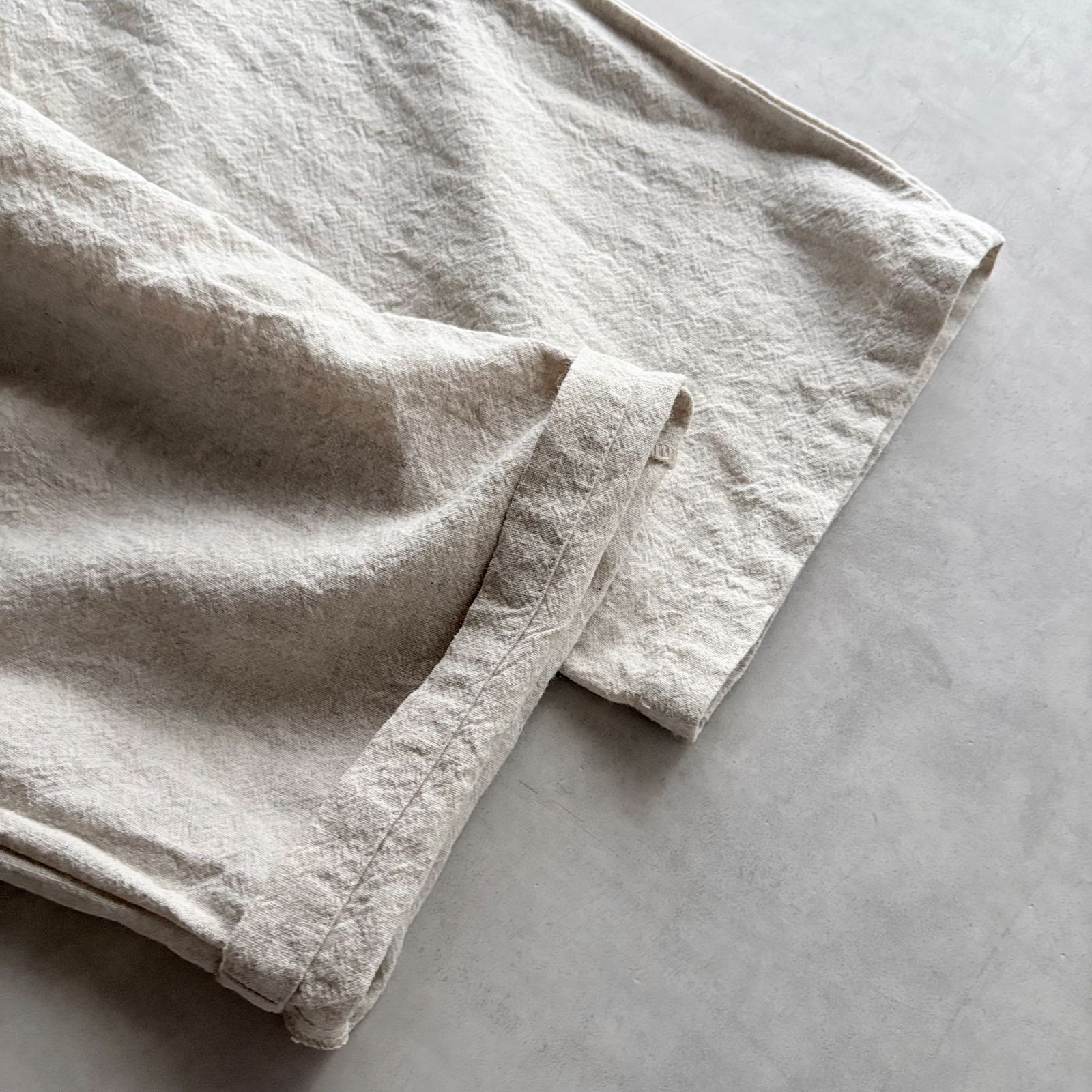 ✨完売モデル nest Robe リネン100% サロペット 日本製 上質素材 美品 / nest Robe ネストローブ / リネン100% サロペットパンツ