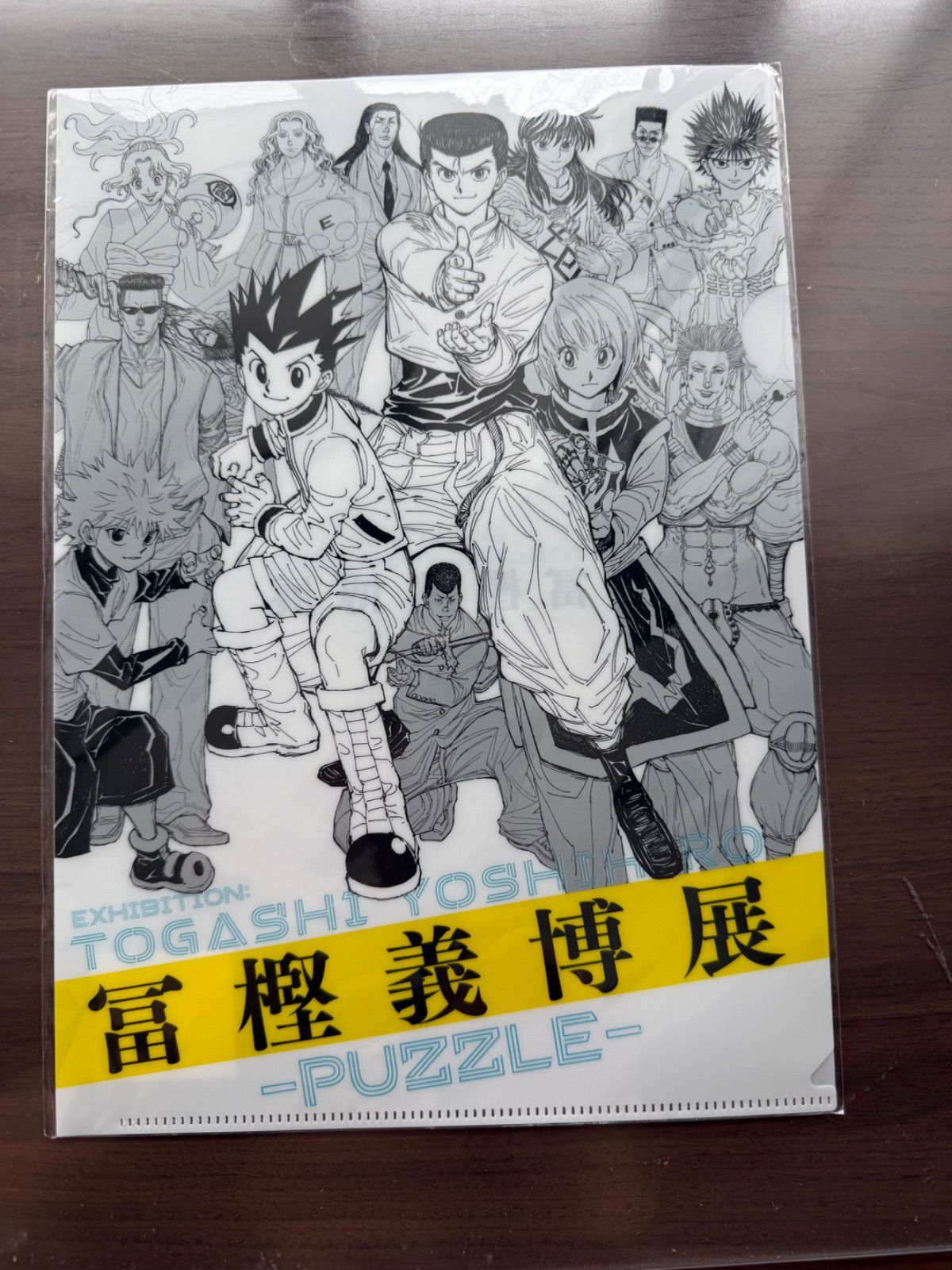 冨樫義博展 描きおろし キービジュアル クリアファイル - メルカリ