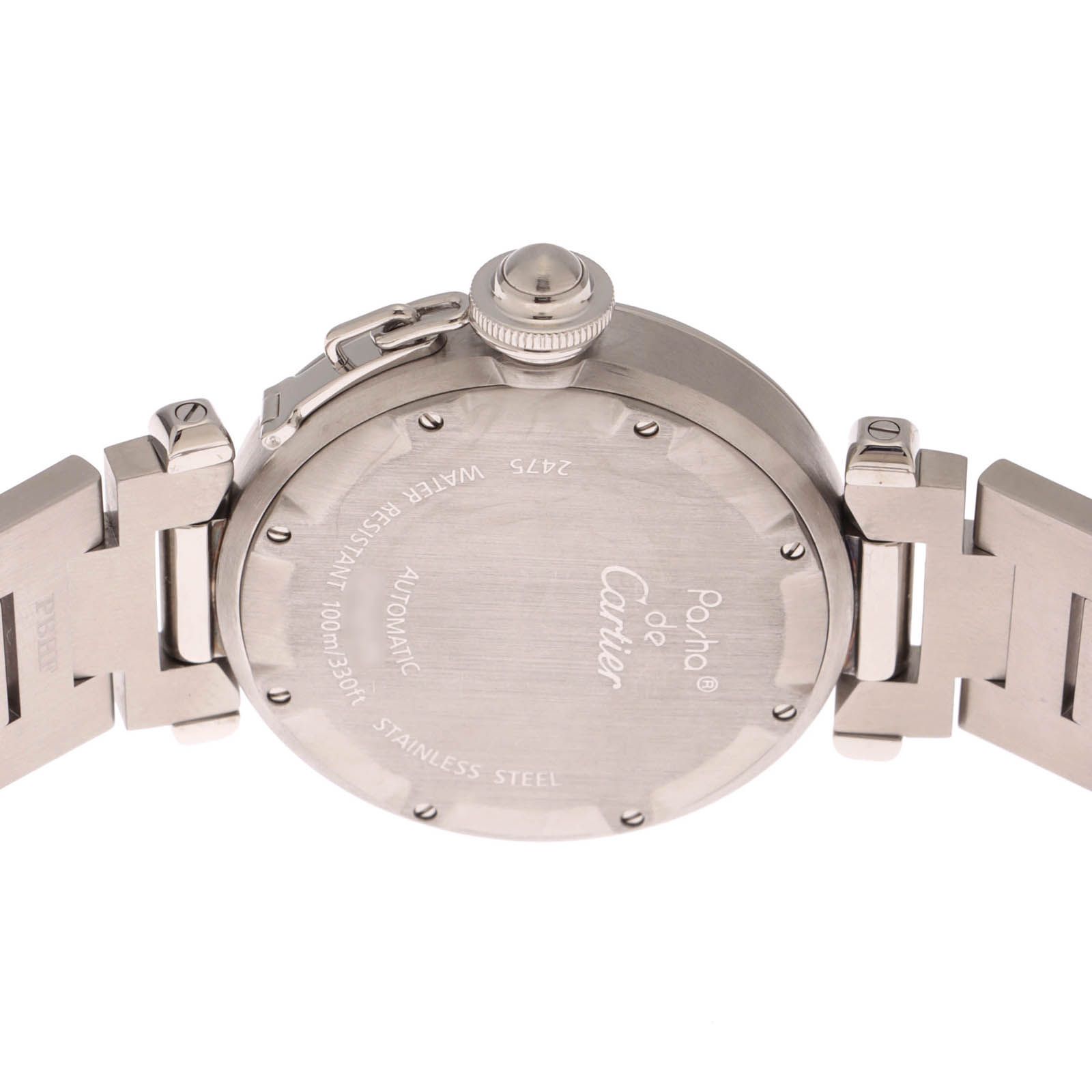 CARTIER カルティエ パシャC ビッグデイト W31058M7 SS ピンク 自動