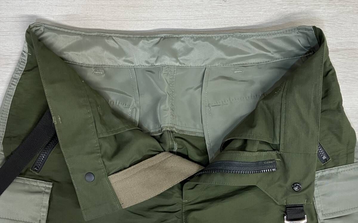 sacai サカイ Nylon Twill Mix Pants ナイロン ツイル ミックス パンツ
