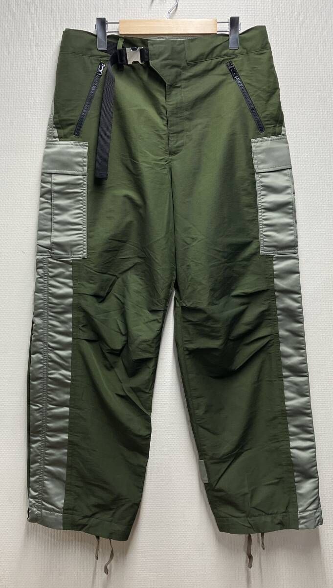 sacai サカイ Nylon Twill Mix Pants ナイロン ツイル ミックス パンツ