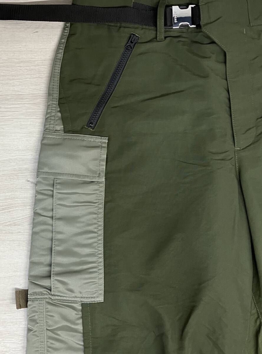 sacai サカイ Nylon Twill Mix Pants ナイロン ツイル ミックス パンツ