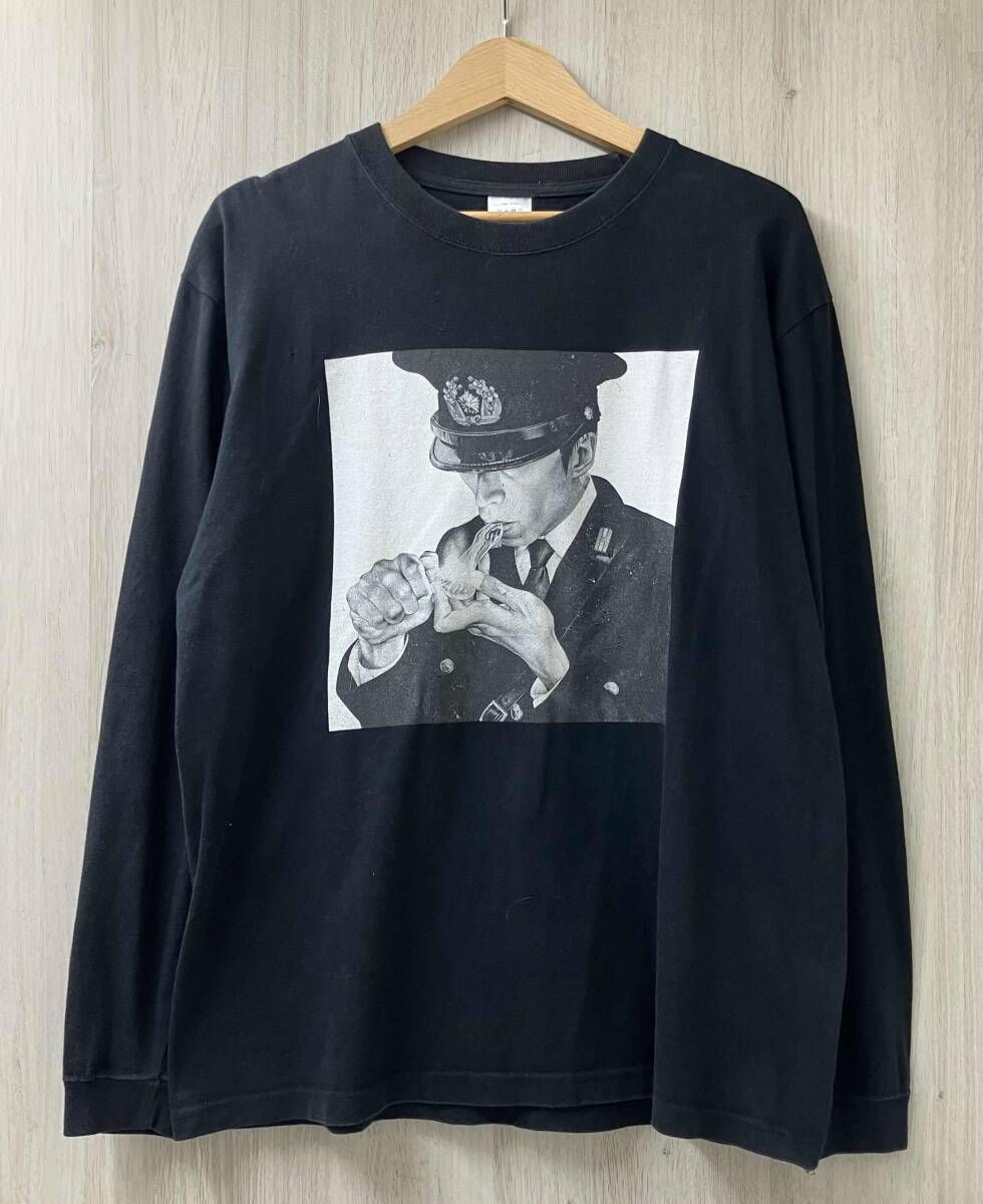 大友昇平 吸う警官 Asahi 長袖Tシャツ サイズL ブラック - メルカリ