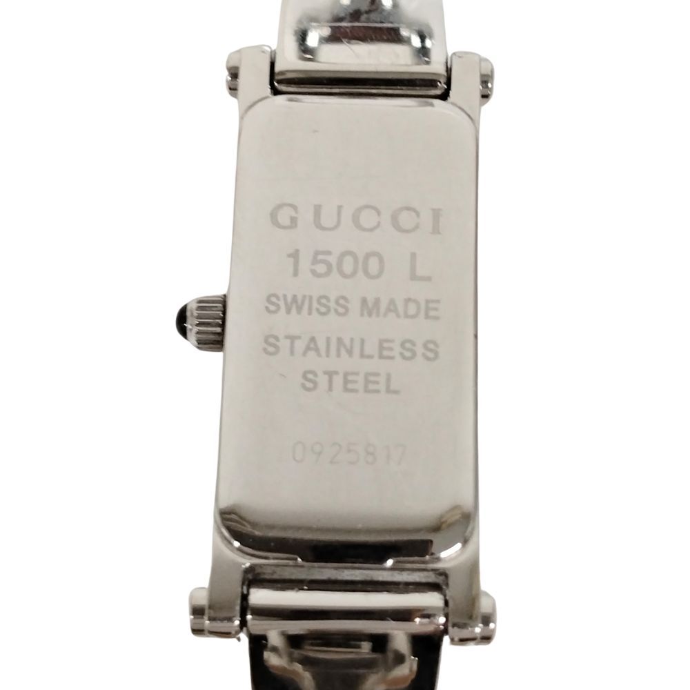 不稼働品】GUCCI グッチ 1500L バングルウォッチ クォーツ レディース