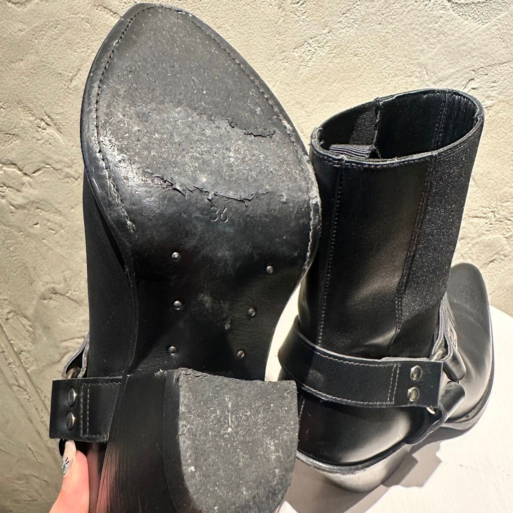 CELINE セリーヌ Side - Gore Boots サイドゴアブーツ ブラック size