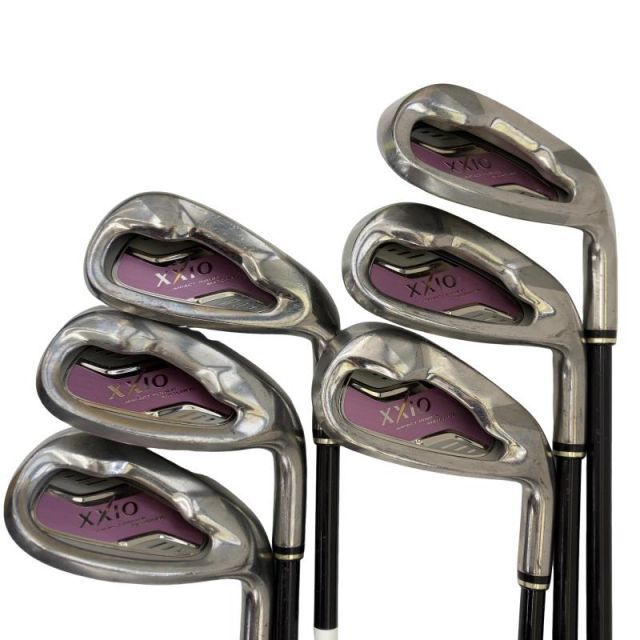【中古】 ダンロップ XXIO(2010) 6S レディース (ピンク) アイアンセット IR XXIO MP600L(アイアン) (フレックスL) レディース 女性用 右利き 右用 Cランク ゴルフクラブ
