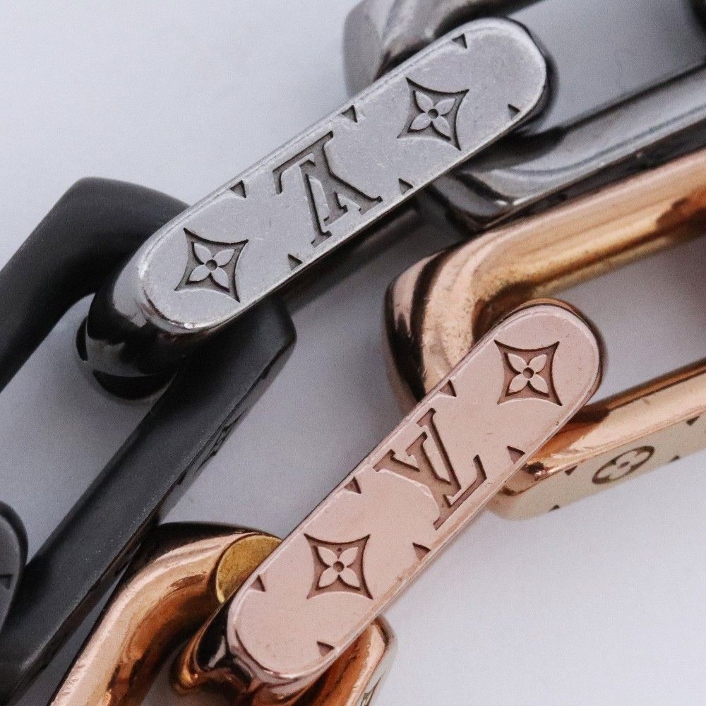 LOUIS VUITTON コリエ・モノグラム ネックレス チェーン ブラック