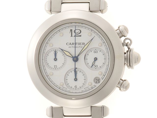 CARTIER カルティエ ウォッチ パシャC クロノ 時計 W31039M7 腕時計