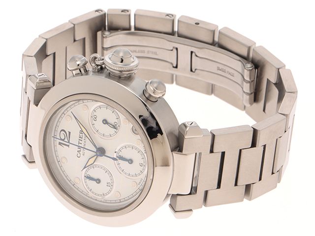CARTIER カルティエ ウォッチ パシャC クロノ 時計 W31039M7 腕時計
