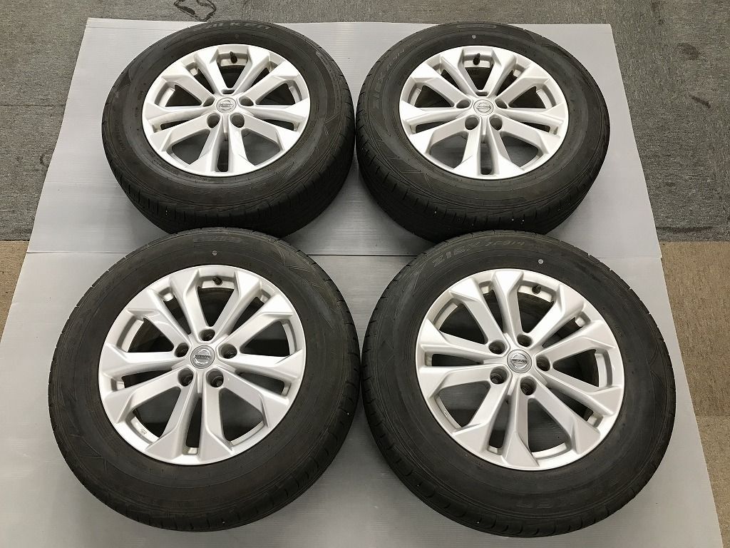 ◎エクストレイル純正セット すぐ使えます 国産 溝有 FALKEN 225/65R17 