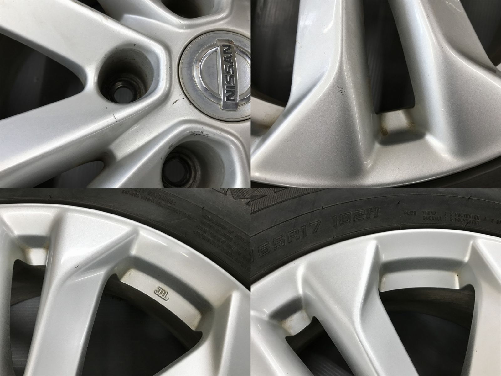◎エクストレイル純正セット すぐ使えます 国産 溝有 FALKEN 225/65R17
