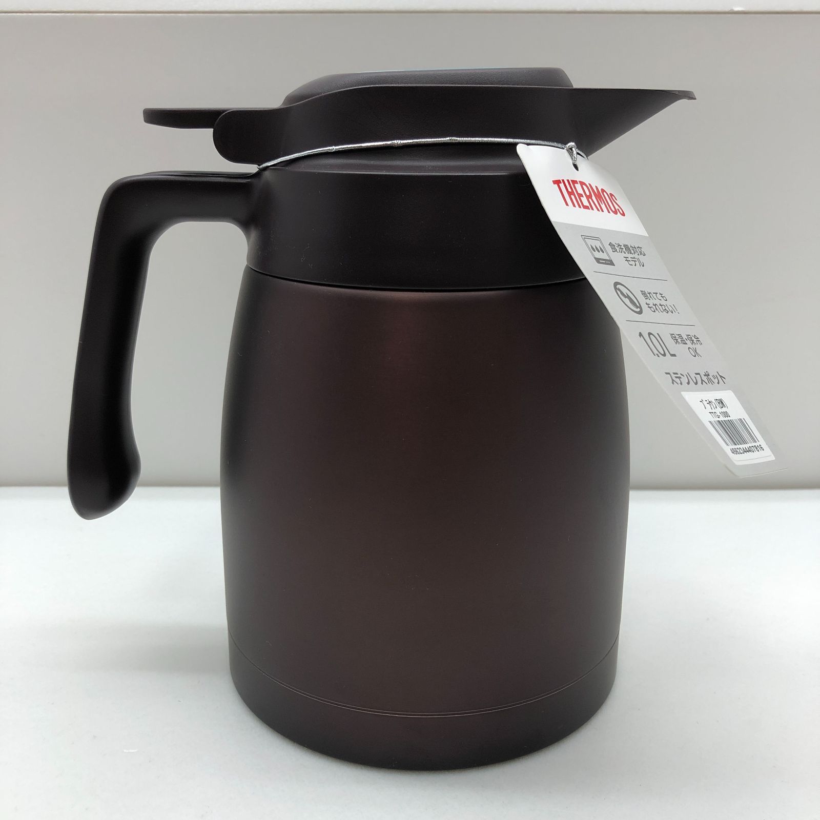 タグ付き/未使用】THERMOS サーモス ステンレスポット 1.0L 食洗機対応 