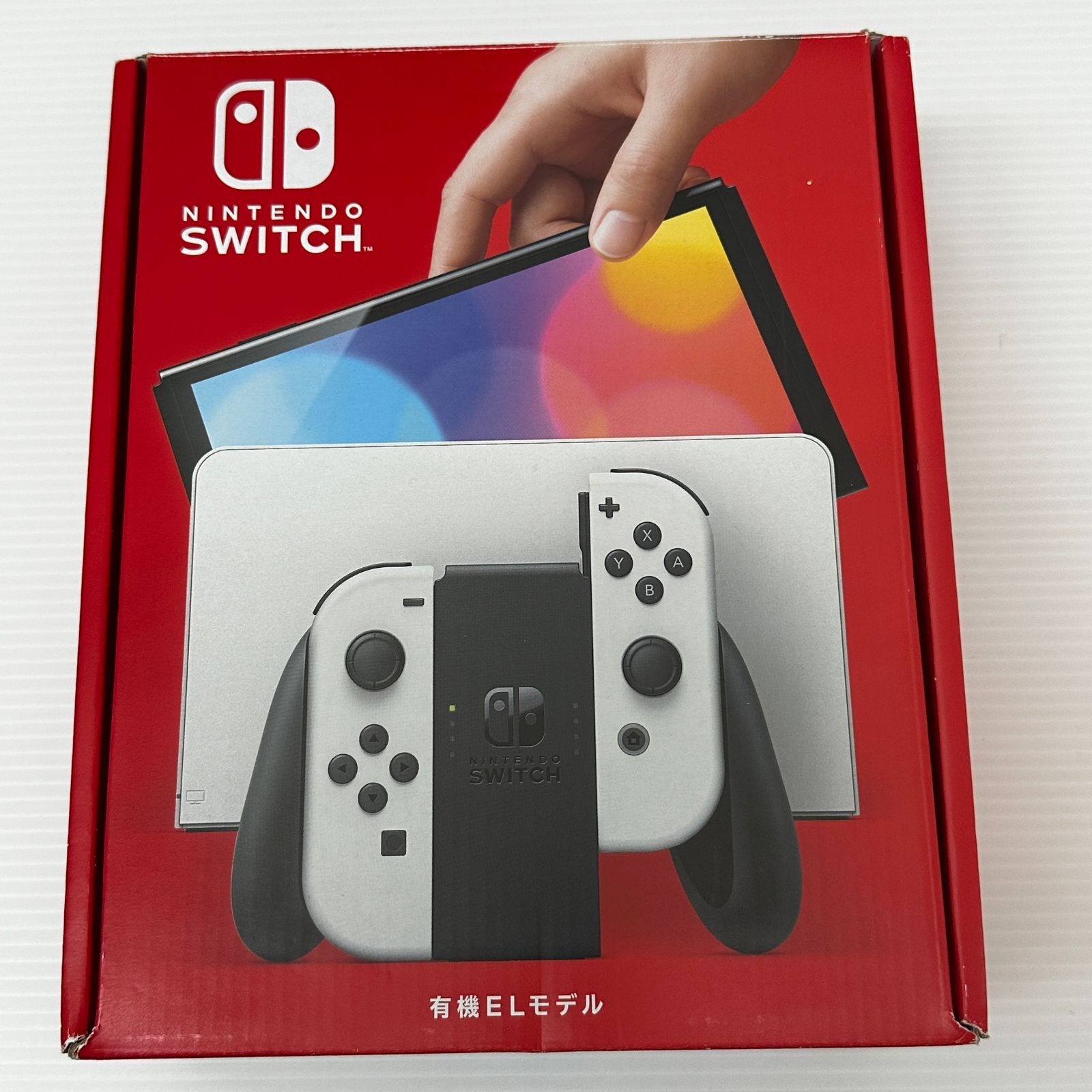 Nintendo Switch 有機ELモデル Joy-Con(L)/(R) ホワイト 中古品 