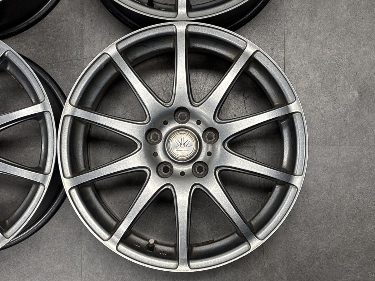 良好品】ロクサーニ スポーツ 17in 7J +48 PCD114.3 4本 ノア プリウス