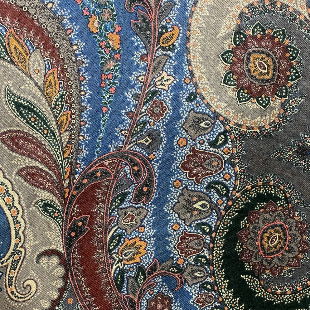 ETRO ペイズリー柄ストール カシミヤ 箱無し ETRO ペイズリー柄 ストール マルチカラー 箱無し ETRO ペイズリー柄