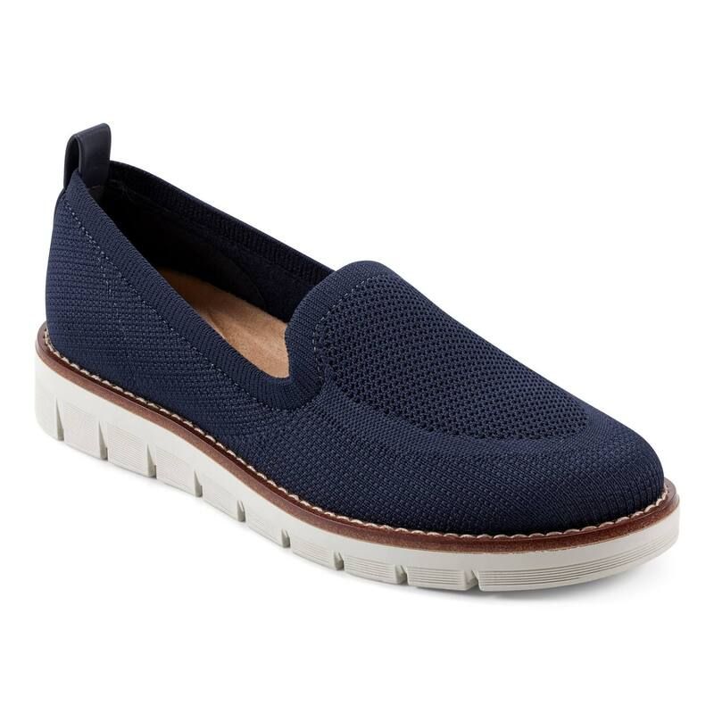 イージースピリット レディース シューズ スニーカー ニット Easy Spirit Vanessa Womens Knit SlipOn Flats Navy ネイビー