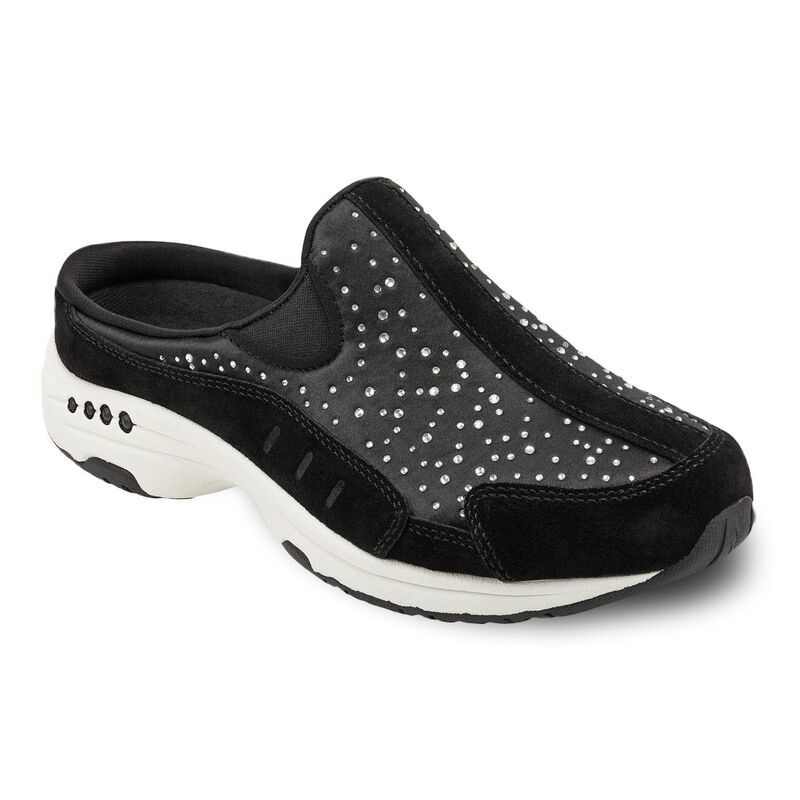 イージースピリット レディース シューズ スニーカー Easy Spiritravelstone Womens Jeweled Mules Black ブラック