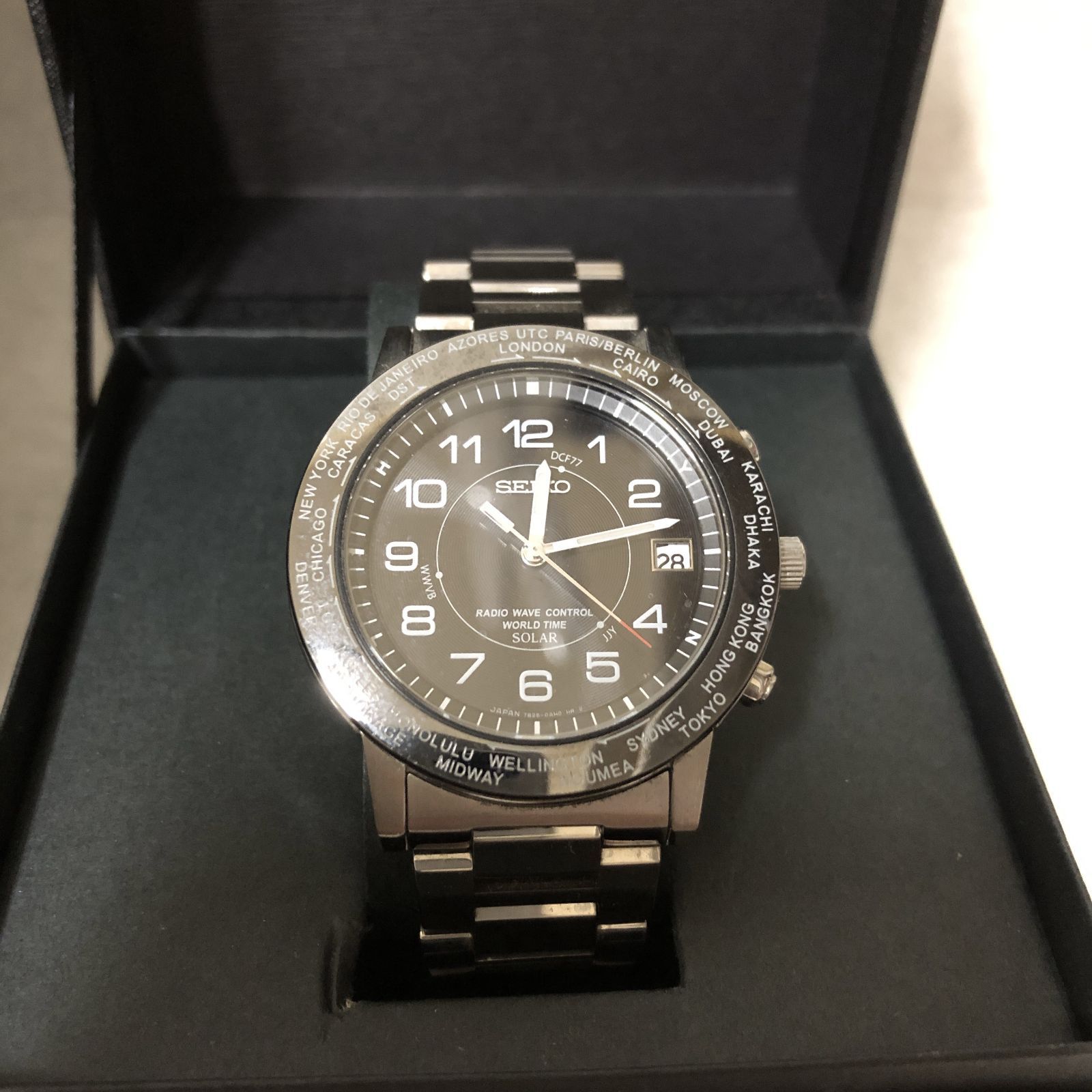 D667 SEIKO 腕時計 7B25-0AD0 電波ソーラー 265876854 - メルカリ