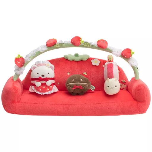 中古】ぬいぐるみ いちごソファ スペシャルぬいぐるみ 喫茶すみっコで