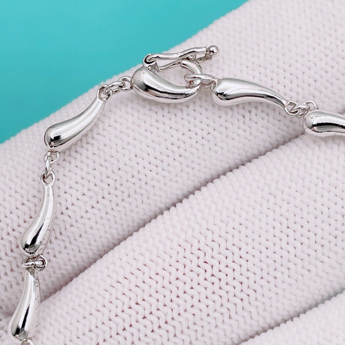 ◇ティファニー◇新品仕上済 Tiffany&Co. ティアドロップ ブレスレット