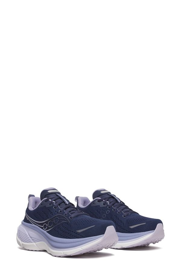 サッカニー レディース シューズ スニーカー Saucony Hurricane 25 Running Shoe Navy Aster ネイビー