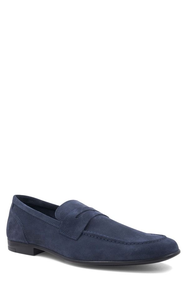ブルーノマグリ メンズ シューズ ローファー Bruno Magli Lastra Loafer Navy Suede ネイビー