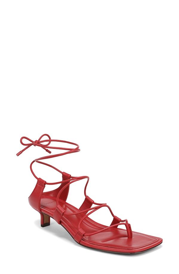 ヴィンス レディース シューズ ヒール サンダル アンクル Vince Paulette Ankle Wrap Sandal Crimson クリムゾン 63,140円
