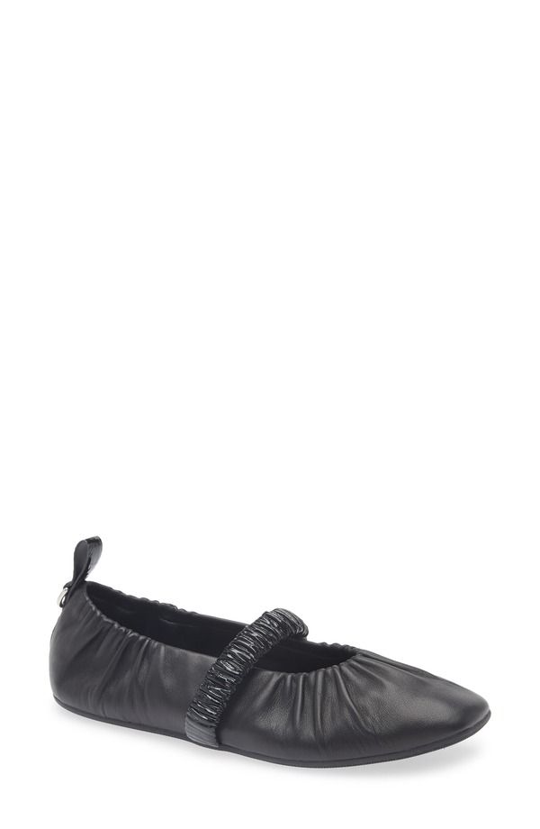 ラグアンドボーン レディース シューズ パンプス ギャザー rag bone Spire Ruched Mary Jane Flat Black ブラック