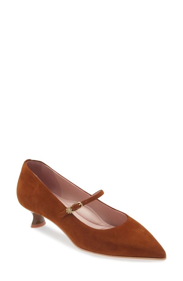 ナオト レディース シューズ ヒール Naot Rosalie Pointed Toe Pump Brown Suede ブラウン