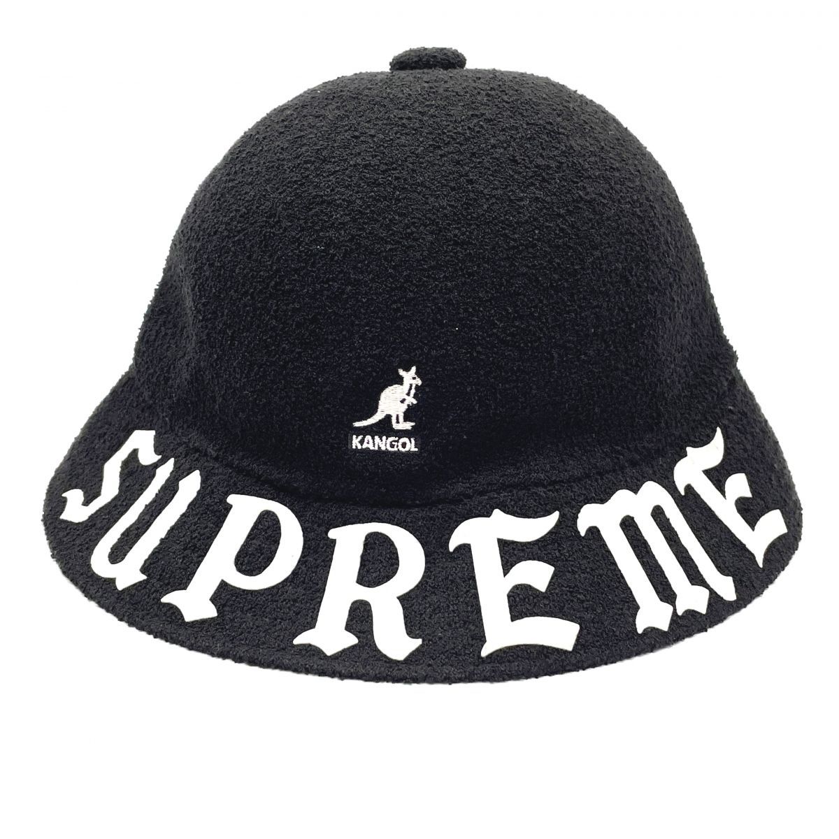 SUPREME シュプリーム × KANGOL カンゴール Bermuda Casual Hat バケットハット ブラック H50SS20 L 【津山店】