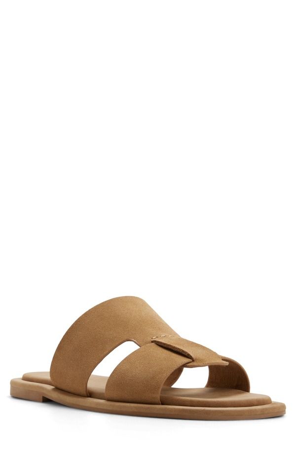 アルド メンズ シューズ サンダル ALDO Josep Slide Sandal Tan Suede タン
