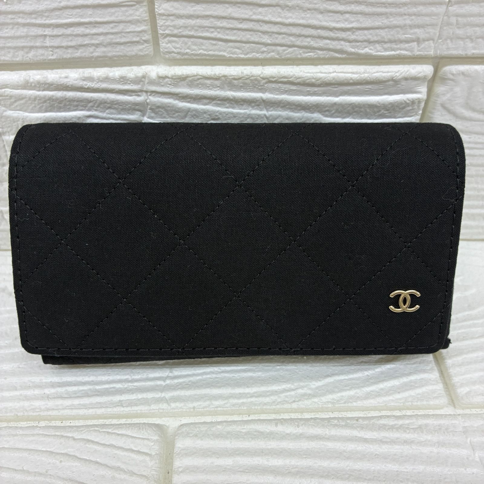 S1251 CHANEL シャネル キルティング サングラスケース メガネケース 