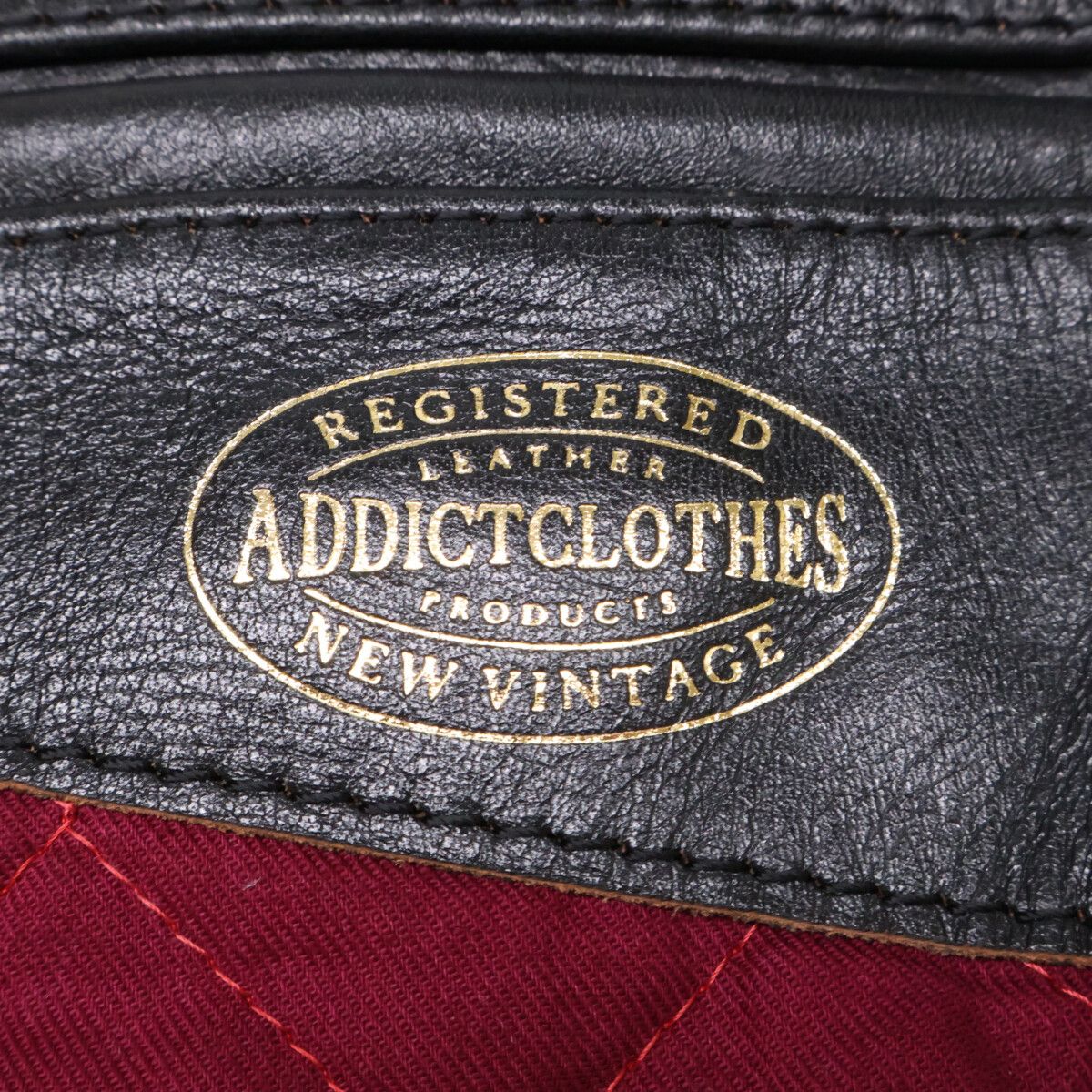ADDICT CLOTHES アディクトクローズ レザー 茶芯 ダブルライダース