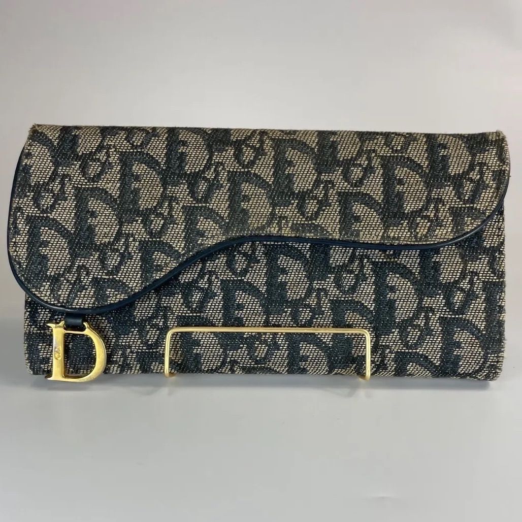 Christian Dior/クリスチャンディオール、トロッター柄、長財布