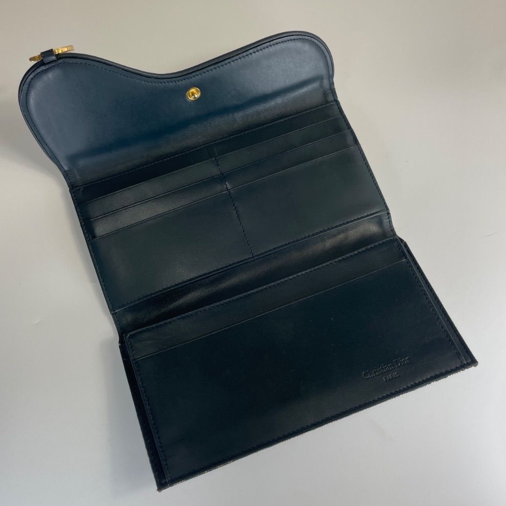 Christian Dior/クリスチャンディオール、トロッター柄、長財布
