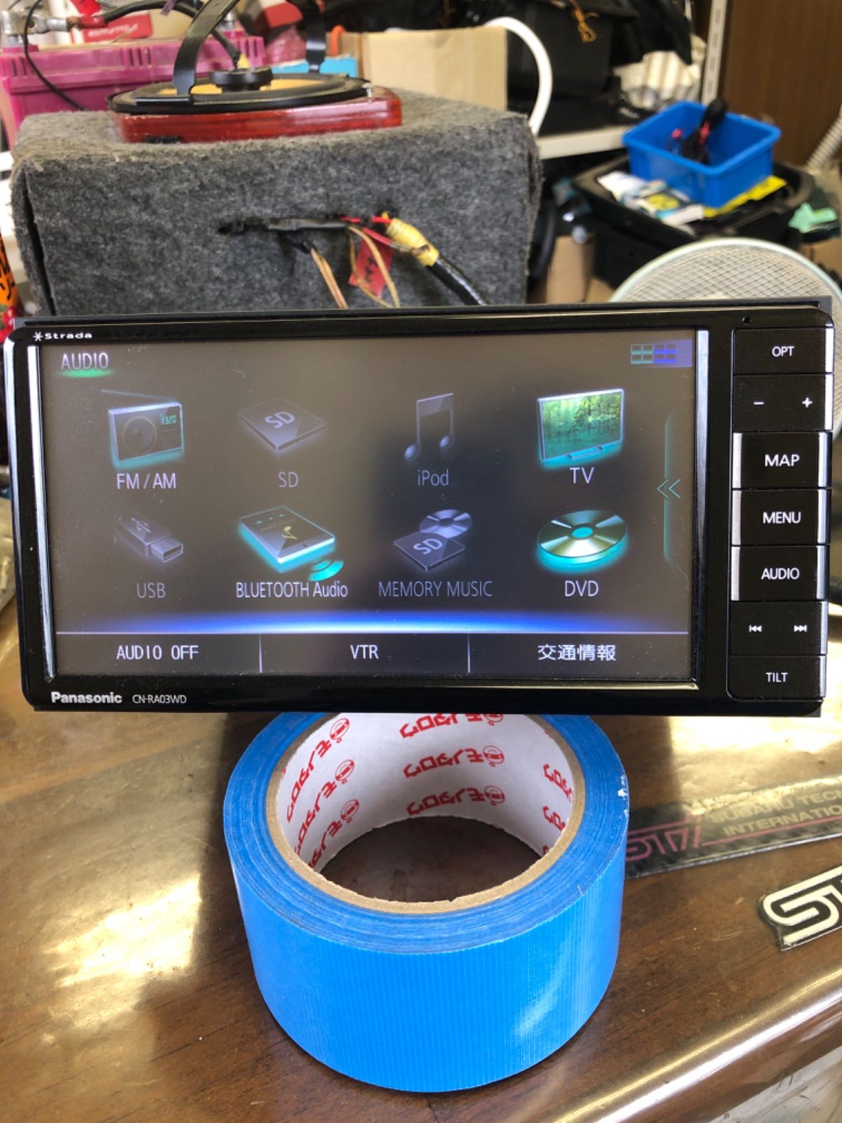 カーナビ panasonic CN-RA03WD DVD 地デジ Bluetooth - メルカリ
