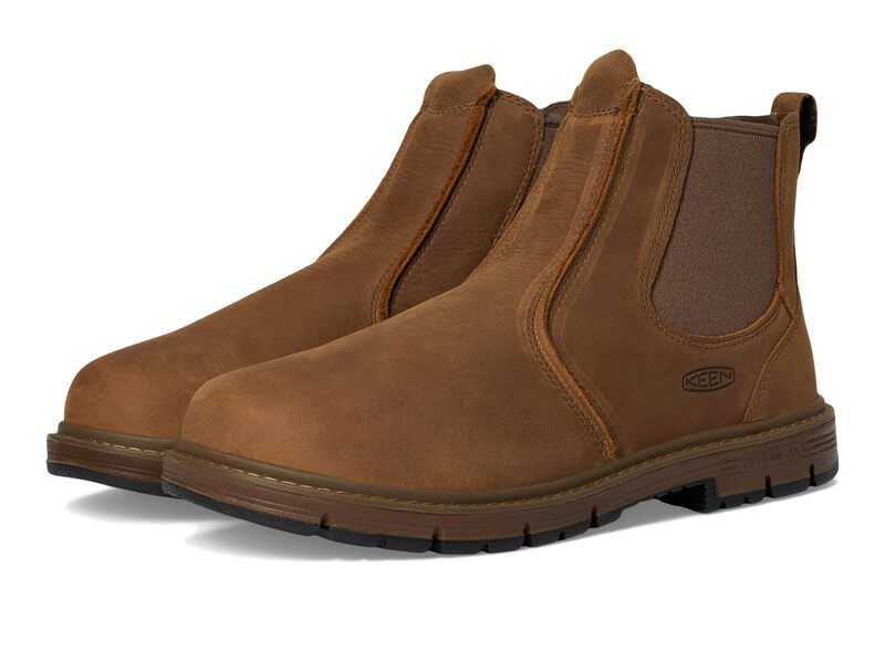 キーン メンズ シューズ ブーツ・レインブーツ KEEN Utility San Jose PullOn Boot Soft Toe BelgianGum